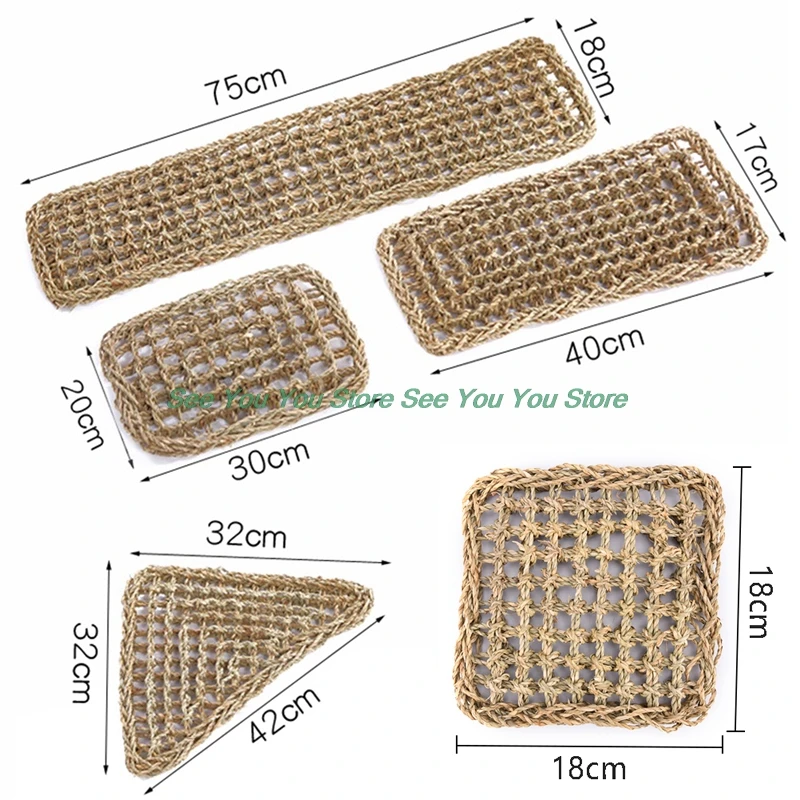 

Reptile Terrarium For Lizard Lounger Hammock Small Hermit Crabs Geckos Bed Mats