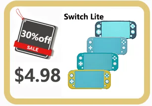 Мини NS Switch Lite Анти-Царапины Пылезащитная прозрачная пленка ТПУ Защитная оболочка для Nintendo Switch консоли оболочка чехол