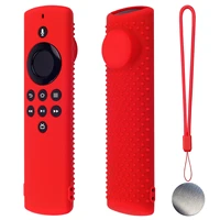 silicone remote cover for fire tv stick lite remote control dustproof shockproof anti slip protective case with magnetic holder