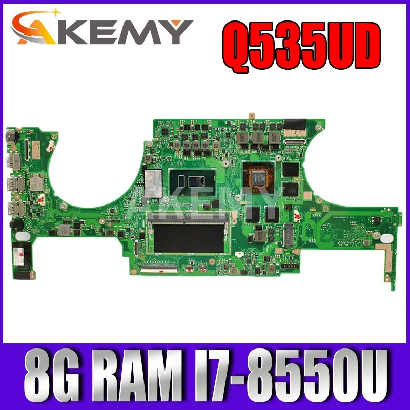 

mainboard For ASUS ZenBook Flip 15 UX561U Q535UD Q535U UX561UD Q535UD-BI7T11 Laptop motherboard 8G/I7-8550U GTX1050 (V2G)