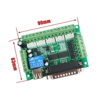 mach3 cnc router machine interface board 5 axis stepper motor driver cnc interface board with optocoupler isolation