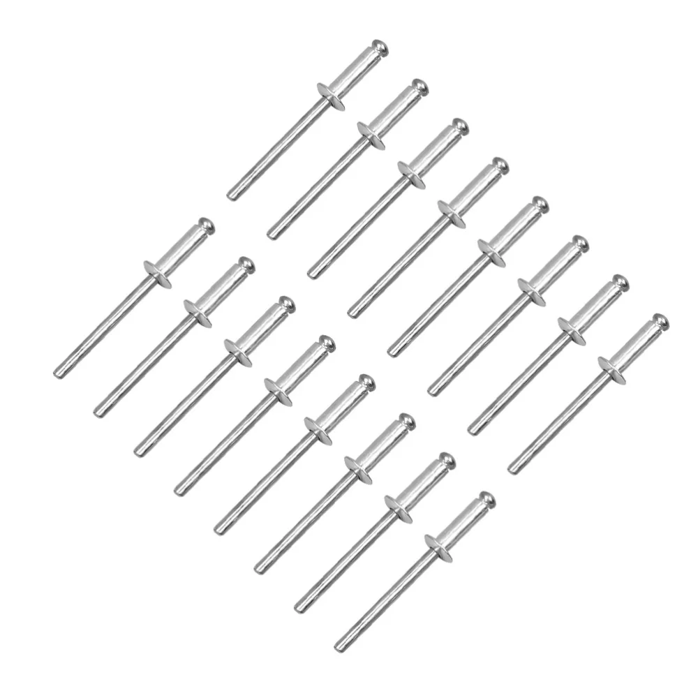 

500Pcs Round Dome Head Blind Rivets Practical Pulling Rivets Fastener Nails