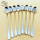 Новинка, красиваякрасивая ложка TTLIFE для пар с длинной ручкой, посуда для кофе, чая, мороженого, для дома на День святого Валентина, новый год