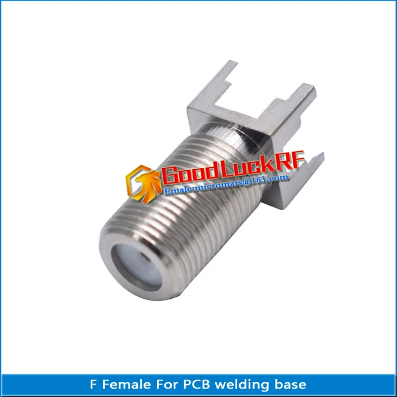 1X Pcs F Female четыре фута f-головка сварочная база кабель ТВ приставка адаптер PCB