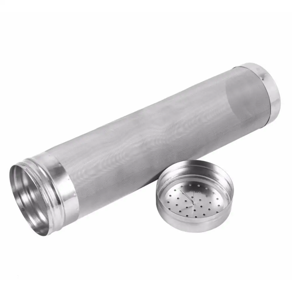 300 мкм нержавеющая сталь хоп паук сетка пивной фильтр с крюком для домашнего варения домашнего кофе сухой бункер для домашнего варения