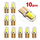 10 шт. T10 W5W T10 194 168 COB 8SMD автомобильная светодиодная внутренняя лампа авто клиновидная габаритная лампа Canbus Led разрешение на парковку светильник почки