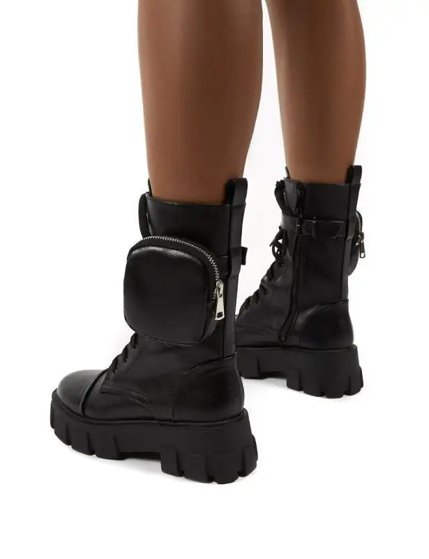 

boots women's autumn 2020 big size women's boots round head women's motorcycle boots Knights' boots and women's slope