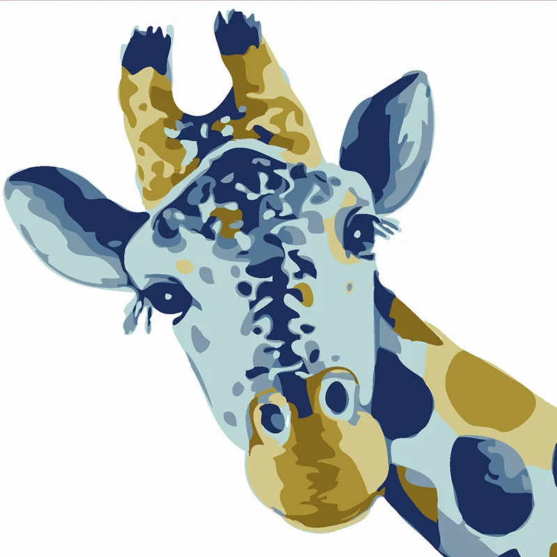 Милые животные домашняя мультяшная почтовая Картина на холсте для детской