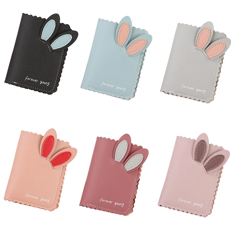 Женские кошельки персональное качество кроличьи уши короткий карман для монет