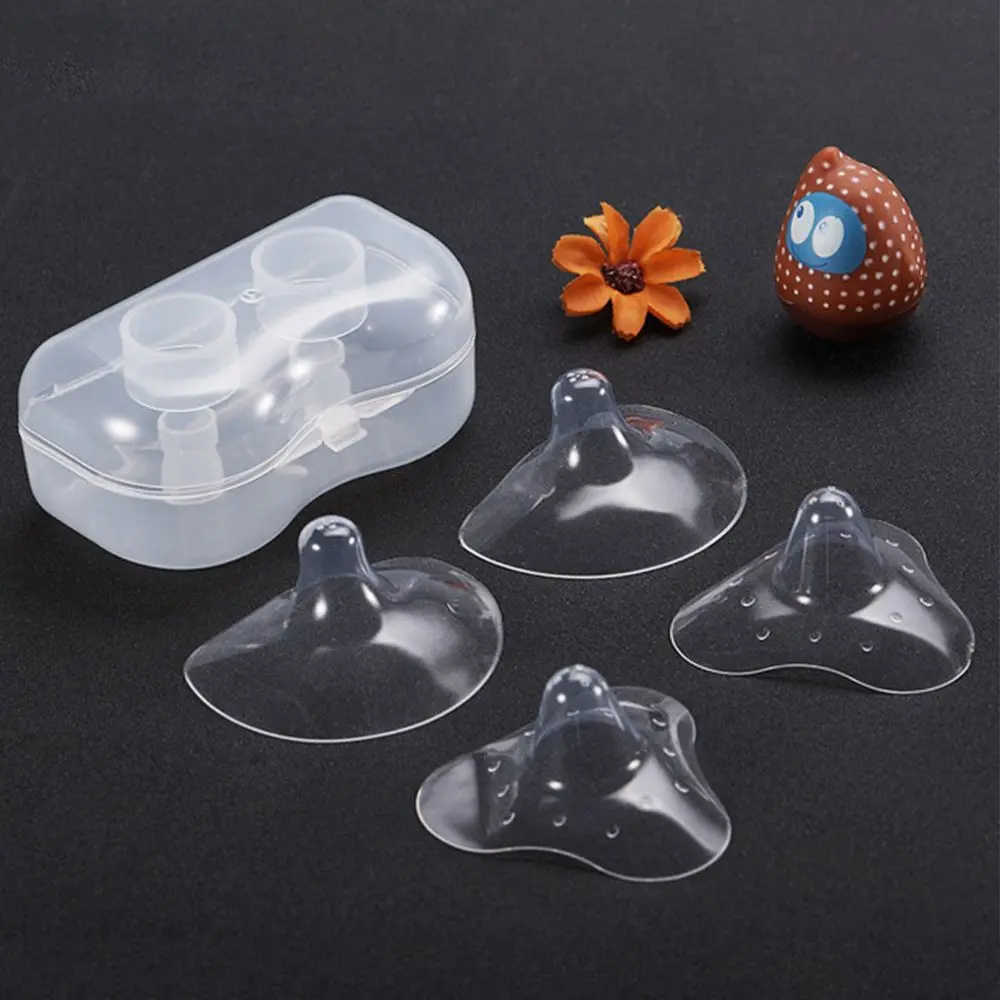 

2pcs Silicone Nipple Protectors Feeding Mothers Nipple Protection Cover Breastfeeding Mother Milk Silicone Nipple