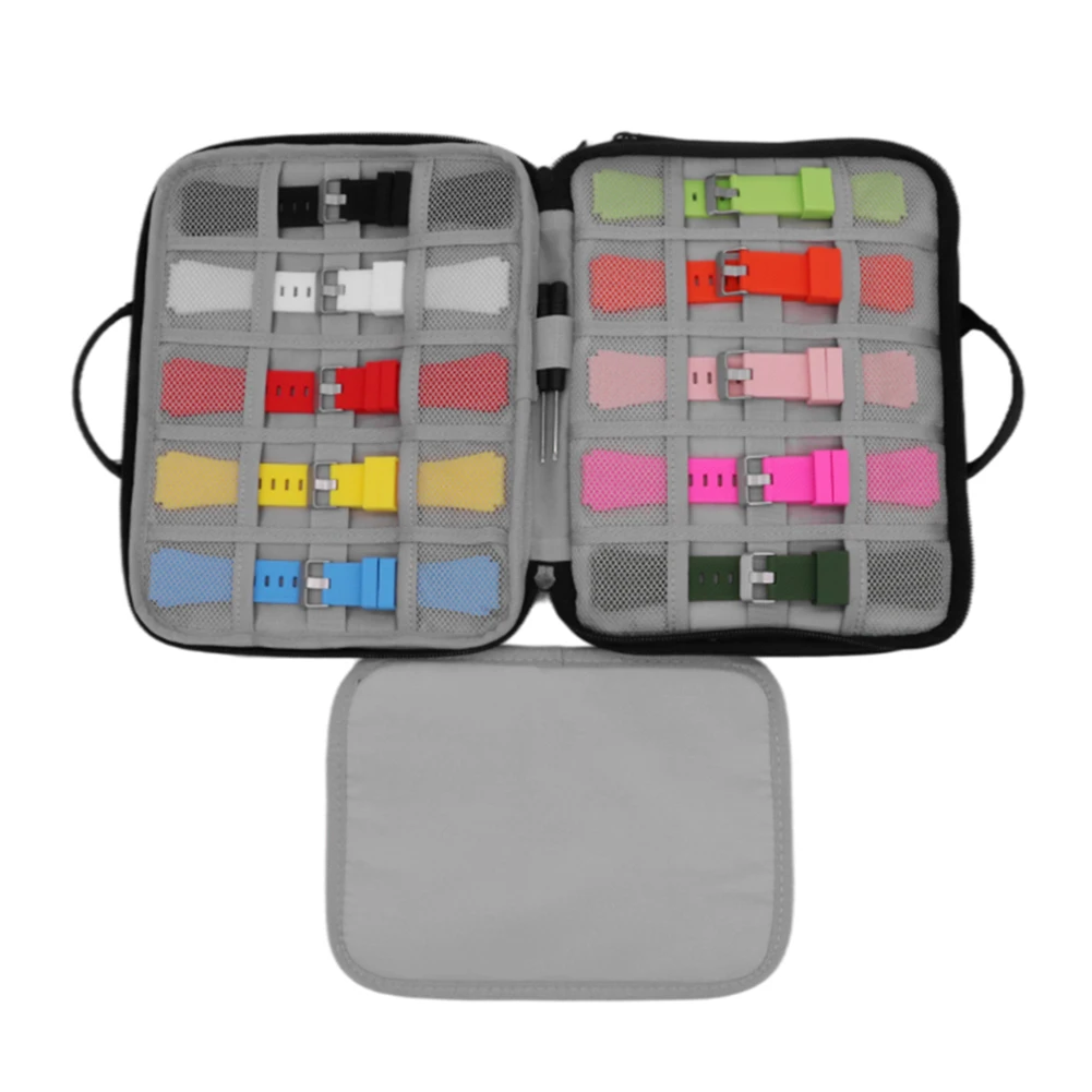 

Multifunctional Portable Smart Watch Strap Storage Bag Organizer Durable Watch Band Holder Box Outdoor Watchband Pouch Case