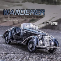 132 audi w25k wanderer classic cars simulation car model diecast toy car sound and light collection children%e2%80%98s birthday gifts