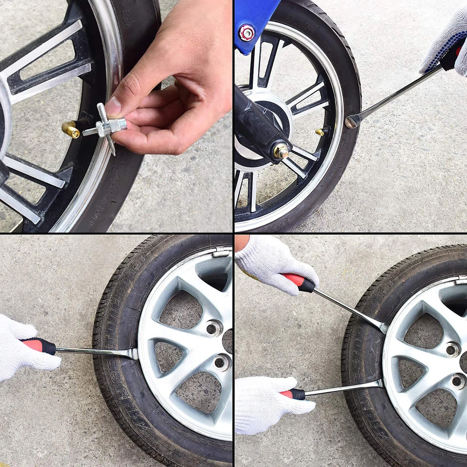 

Motorcycle Tire Lever Set Automobiles Rust-proof Weatherproof Tire Repair Tools Trim Removal Tool For Off-road Vehicles ATVs