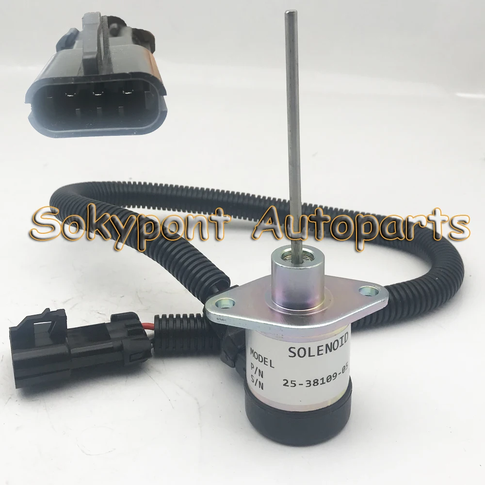 12v 25 38109 05 соленоид отключения подачи топлива клапан для Kubota CT4 134DI двигатель 1