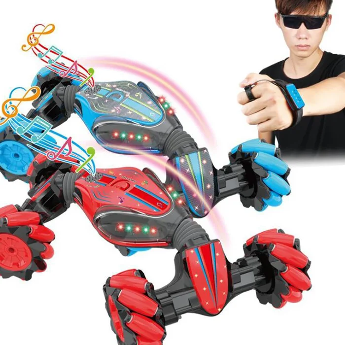 2 4 ГГц 4WD RC трюк автомобиль бездорожье скалолазание игрушки светильник