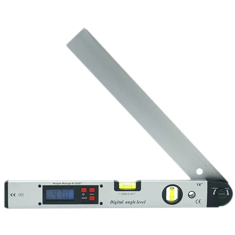 

400mm Digital Angle Ruler Aluminium Alloy Electronic Measuring Accessory