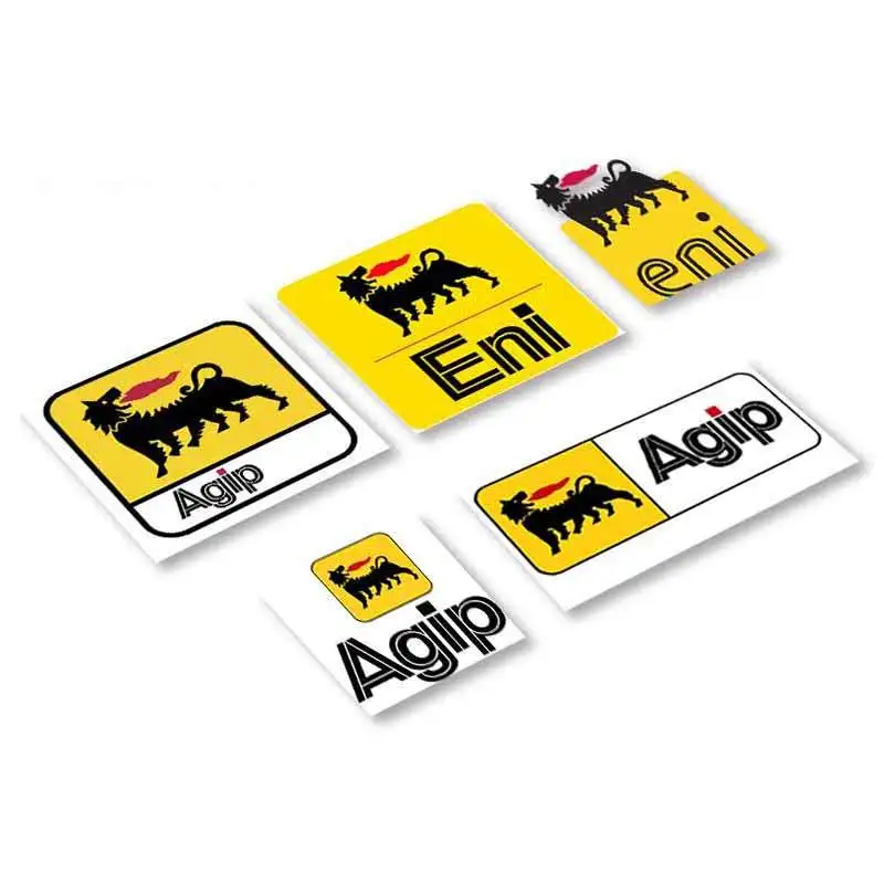 

13cm For Agip Logo Funny Car Sticker for GTR Vinyl JDM Camper Trunk Truck Graphics Vintage Drag Racing Decal