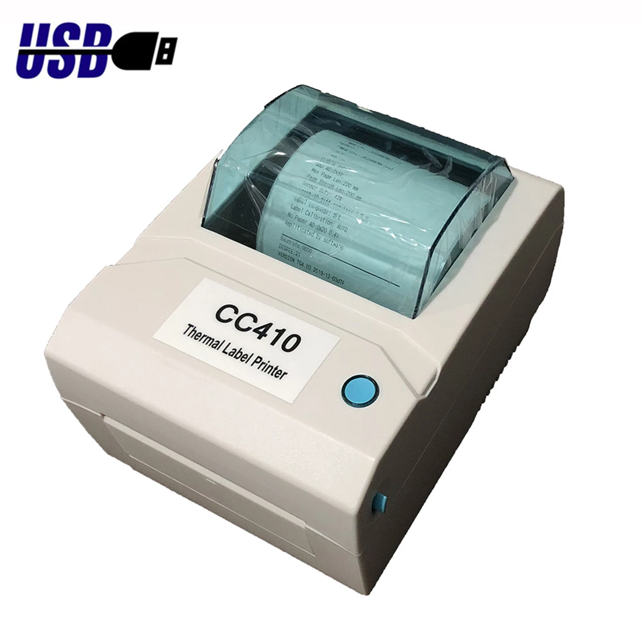 

GOOJPRT CC410 Portable Label Printer Thermal Barcode USB/Bluetooth Receipt Auto Peeling for PDF Word TSC