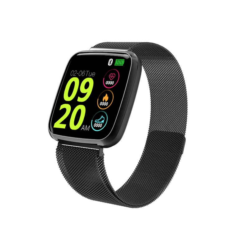 Black Steel Женские водонепроницаемые Смарт-часы P70 P68 Bluetooth 4,0 Смарт-часы для Apple IPhone xiaomi LG монитор сердечного ритма фитнес-трекер - Цвет: Black Steel