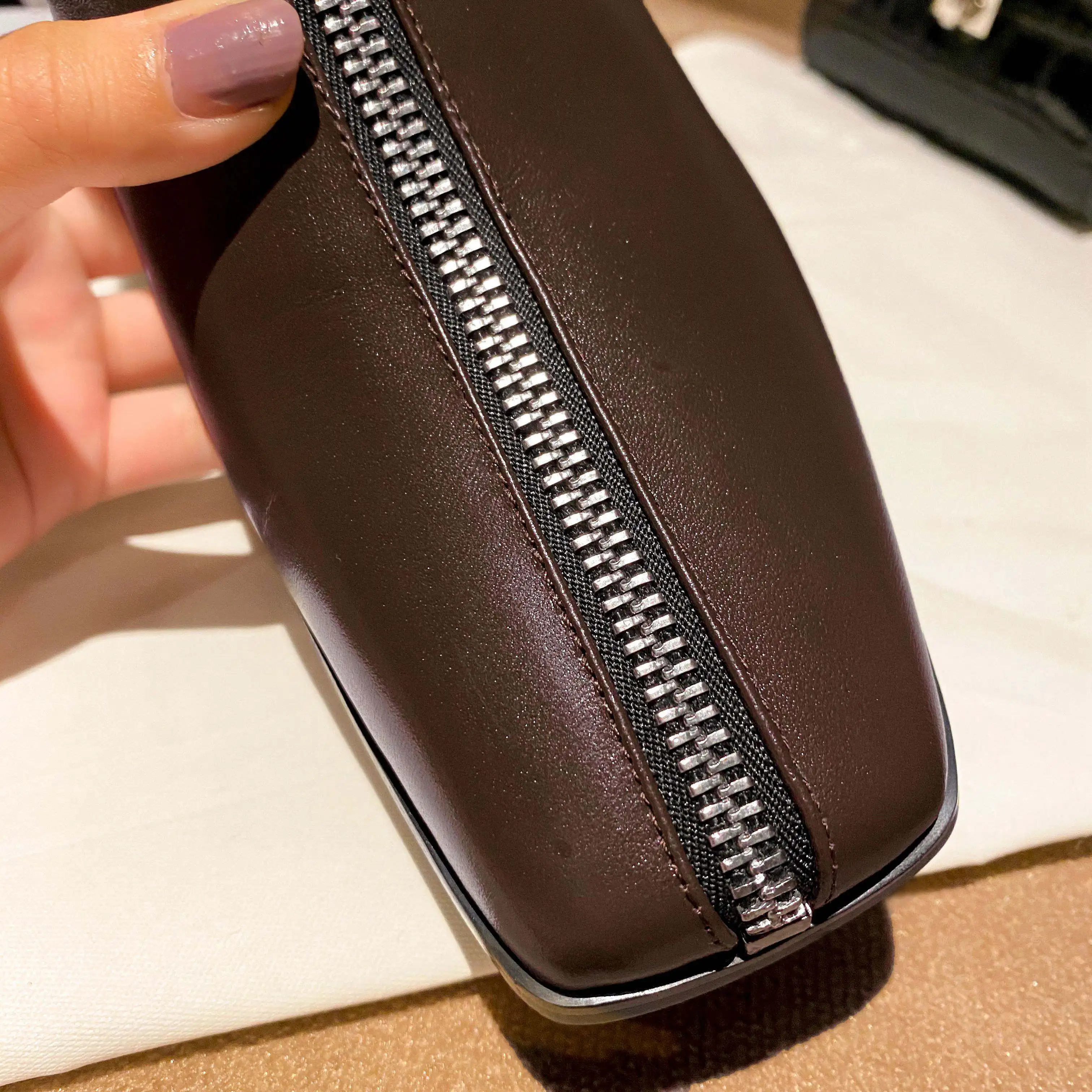 

Krazing pot western boots natural leather european design zipper decorations square toe thick med heels coolest ankle boots L51