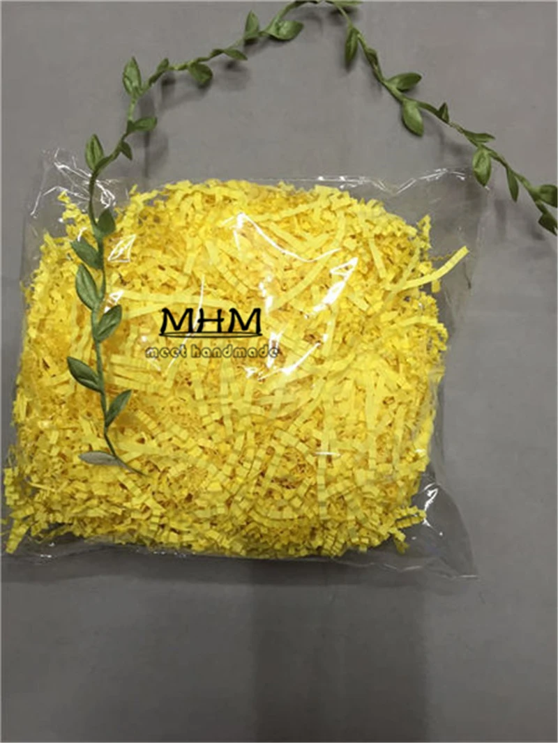 

2 Bags Raffia Shredded Crinkle Paper Confetti DIY Gift Box Filling Material Birthday Wedding Gifts Party Supplies