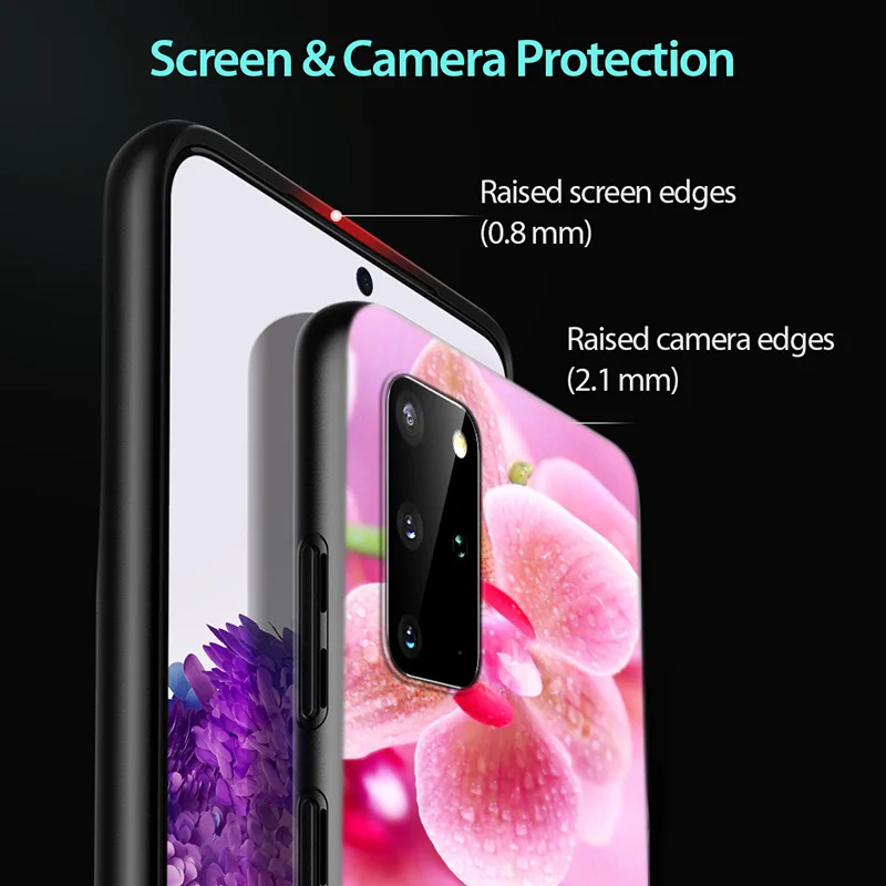 

Orchid Flowers Colorful for Samsung Galaxy A12 S20 FE Plus Ultra Note 10 Lite A91 A71 A51 A42 A21S 5G Phone Case