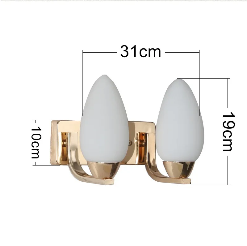 

Modern Simple Style Room Bedside Glass Wall Lamp Simple TV Background Wall Glass Wall Lamp Corridor Wall Lamp