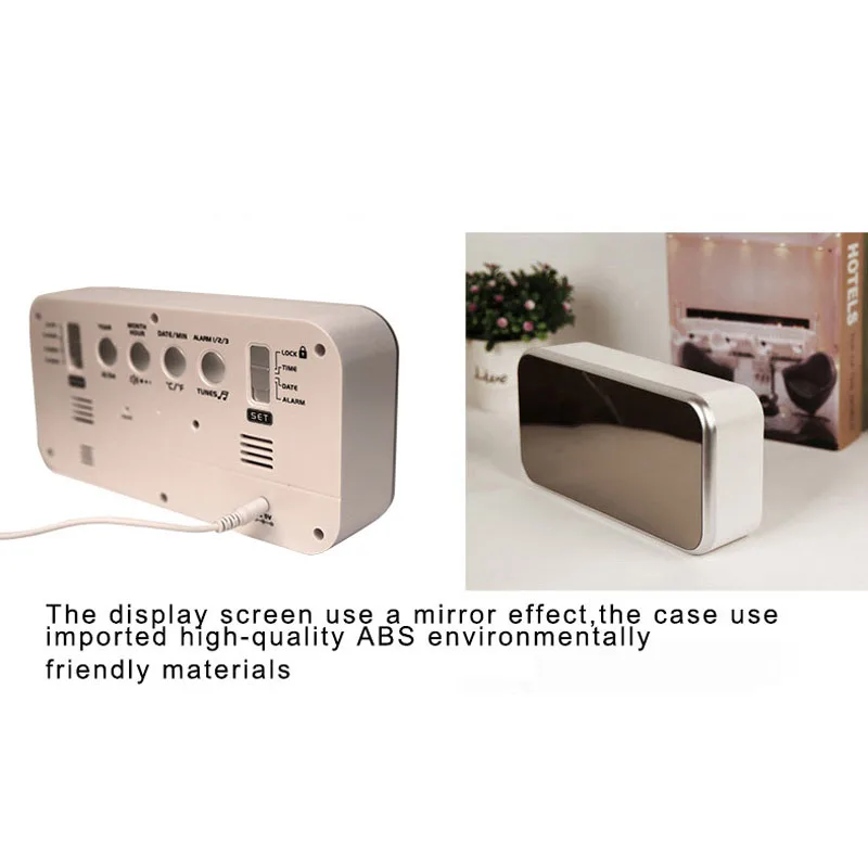 Лидер продаж электронные настольные часы с будильником и термометром