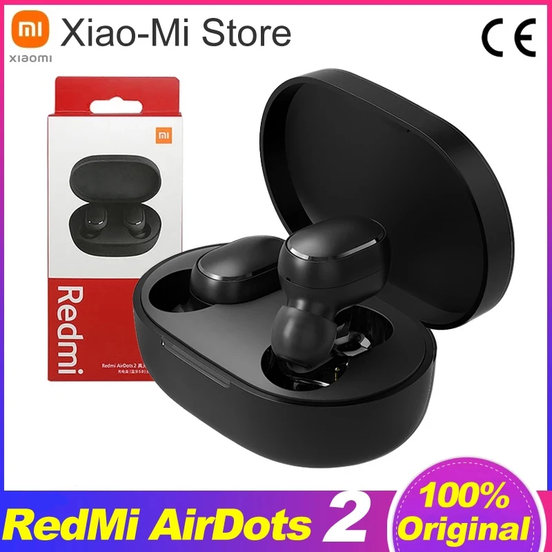 

TWS-стереонаушники Xiaomi Redmi Airdots 2 с поддержкой bluetooth 5,0 и микрофоном