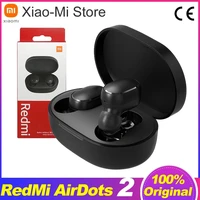 original xiaomi redmi airdots 2 tws earphone wireless bluetooth 5 0 earphone stereo noise reduction mic voice control air2 se