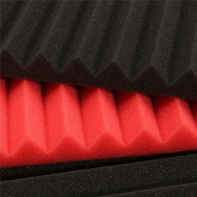 6pcs Soundproofing Foam Sound Absorbing Noise Sponge Foaming For KTV Promotion |
