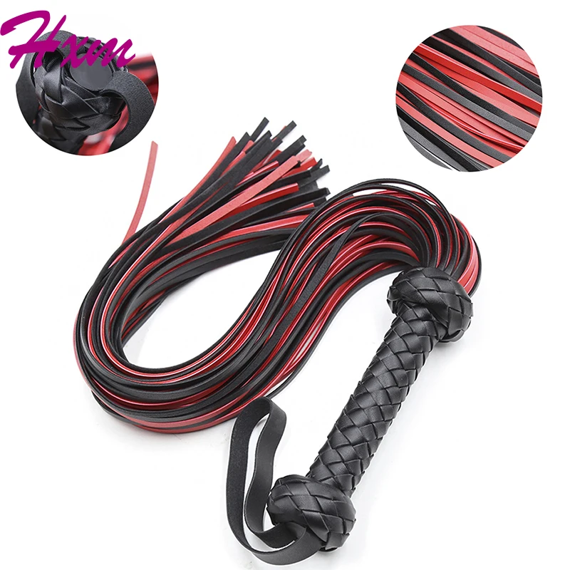 

Sexy Leather Sex Spanking Tassel Whip Slap Body Strap Beat Lash Flog Tool Fetish Adult Slave Sm Game Toy For Couple Men Women