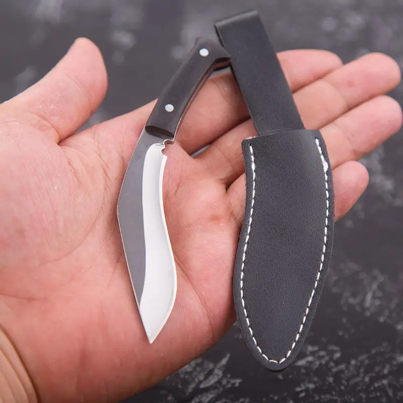 Mini Mini Nhỏ Dao Rựa Trái Cây Cao Cấp Độ Cứng Ngoài Trời Dao Trái Cây Chia Thể Hiện Dao