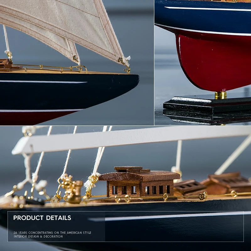 

American creative sailing model living room decoration wine cabinet simple modern home decoration sailing smoothly ZM919