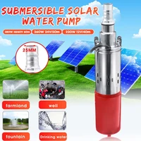 380w 60v high lift 60m submersible pump deep well pump for garden home agricultural irrigation stainless steel solar water pump