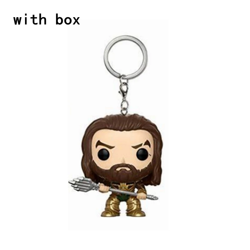 Лига Справедливости Aquaman Poseidon экшн-фигурка Коллекционная модель игрушка брелок