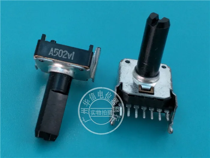 Original new 100% 142 horizontal double potentiometer A5K A502 7pin handle length 18MMF (SWITCH) | Обустройство дома