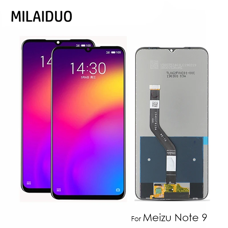 

6,2 ''для Meizu LCD Meizu Note 9 M923 сенсорный экран дигитайзер в сборе для Meilan M9 Note Замена ЖК-дисплея