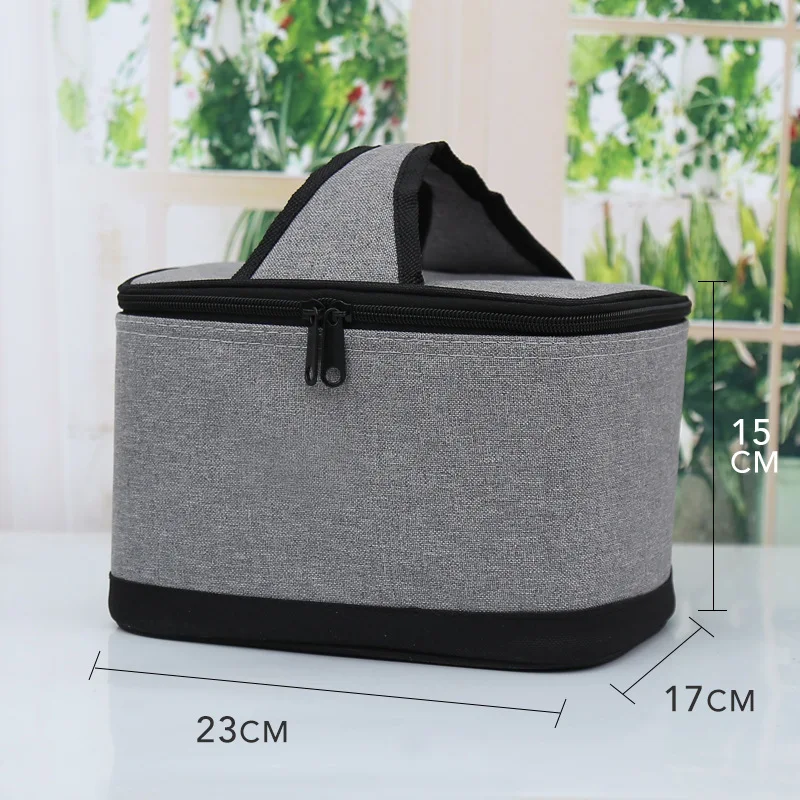 New fashion denim lunch bag thermal food insulated kids women or men casual cooler thermo picnic box | Багаж и сумки