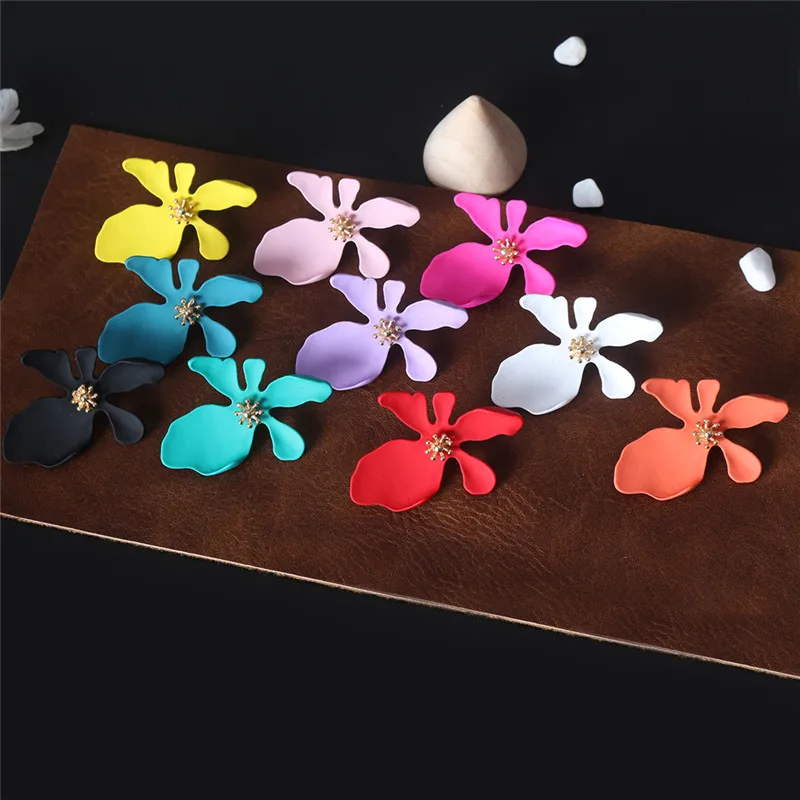 Женские серьги-гвоздики в виде цветка 3 размера | Украшения и аксессуары