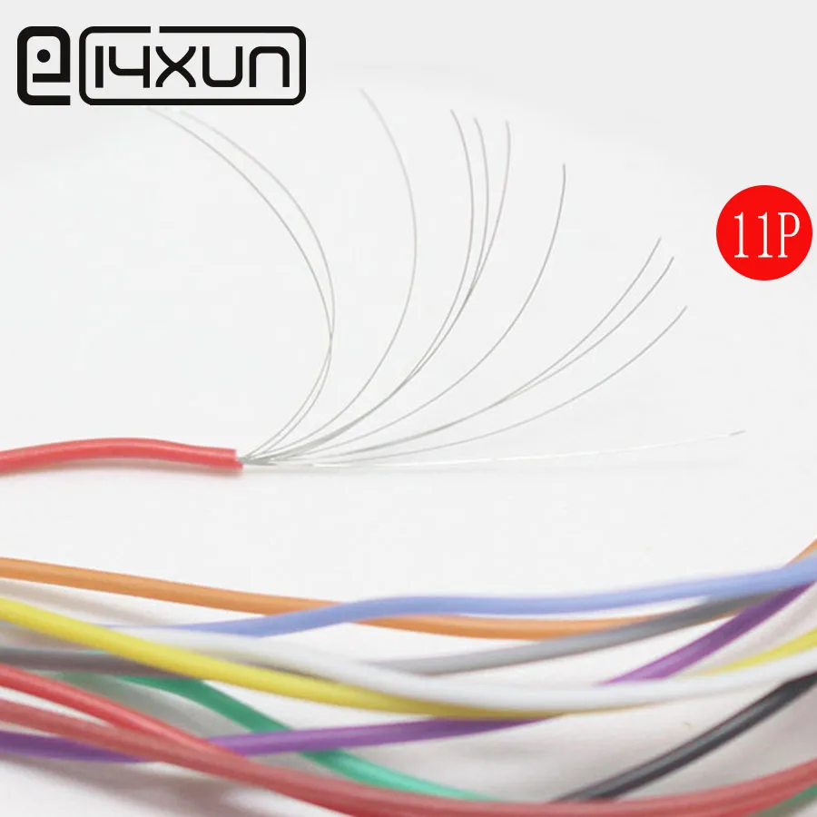 Силиконовый провод 30AWG 1 метр сверхгибкий кабель 0055 мм2 из луженой