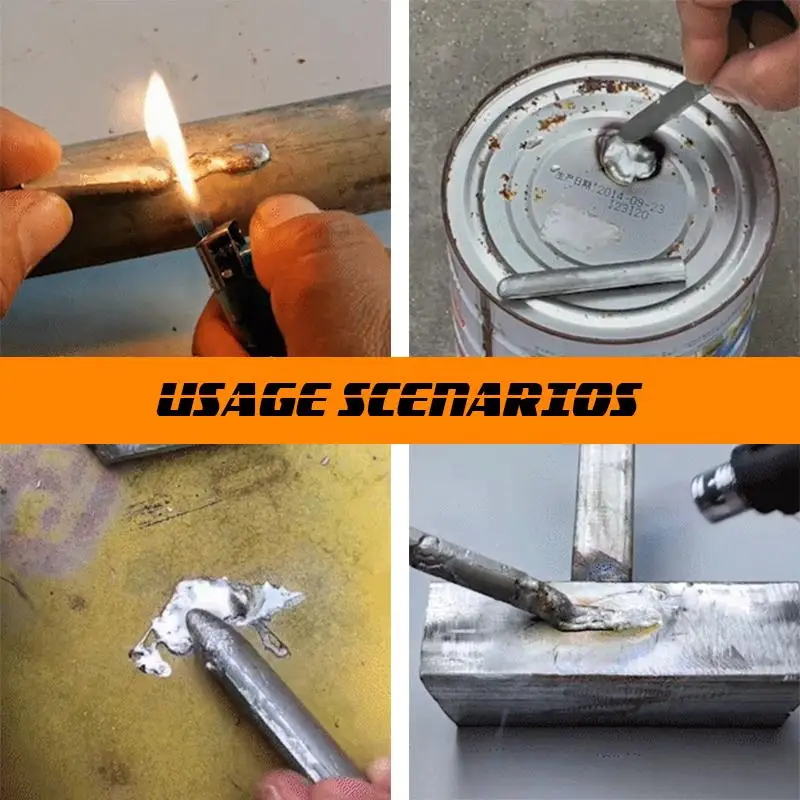 

High Quality Powder Cored Aluminum Welding Rod Low Temperature Easy Melt Aluminum Welding Rods No Need Solder Powder Dropshippin