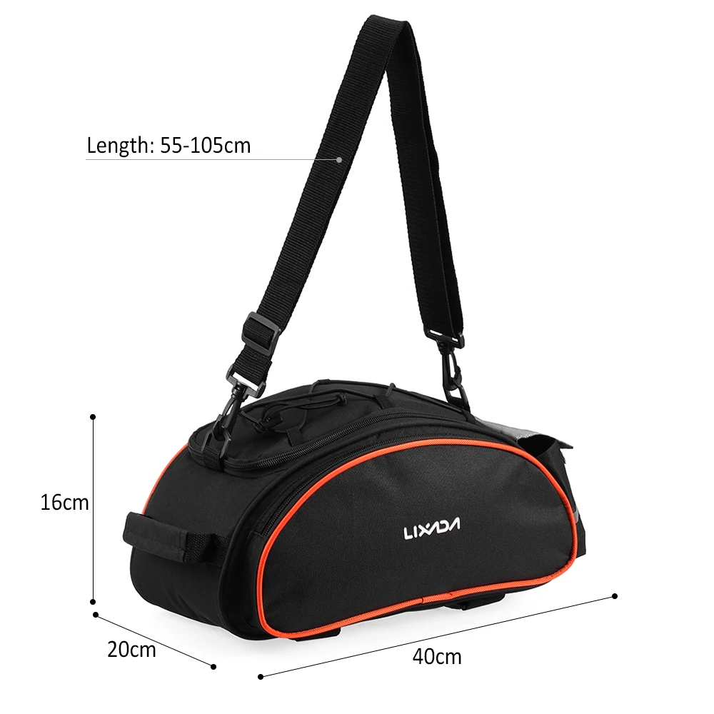 Сумка на заднее сиденье велосипеда 13 л | Спорт и развлечения