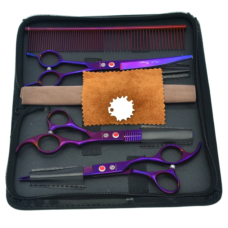 Фиолетовый дракон 7 0 &quotпрофессиональные ножницы для домашних животных ухода за