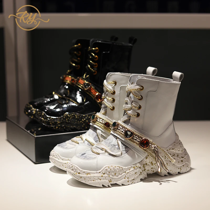 Женские кроссовки из натуральной кожи роскошные дизайнерские туфли с бархатными