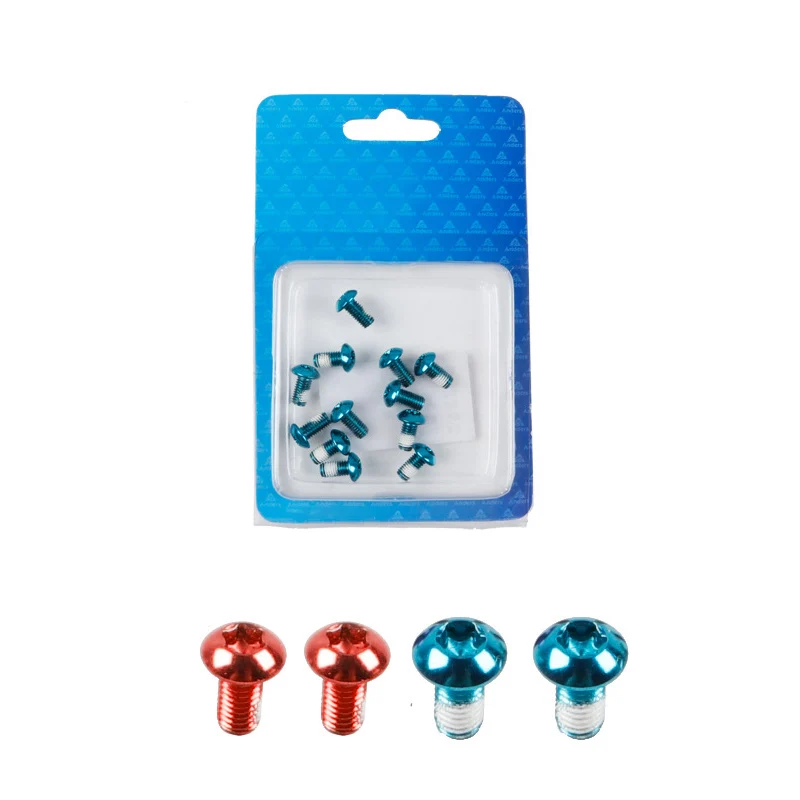 12 шт Велоспорт болт дисковый тормоз ротора болты детали для велосипеда из титана