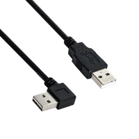 chenyang usb 2 0 a male to male cable reversible left right angled 90d 100cm