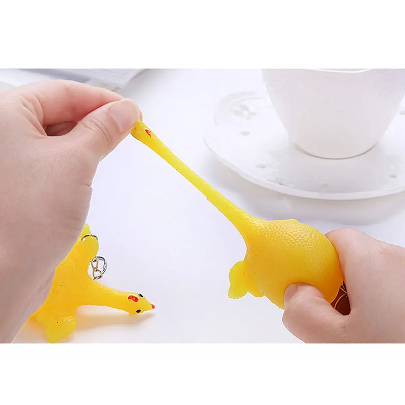 Сжимаемый антистресс Восстанавливающий восходящий мини крик курица цыпленок