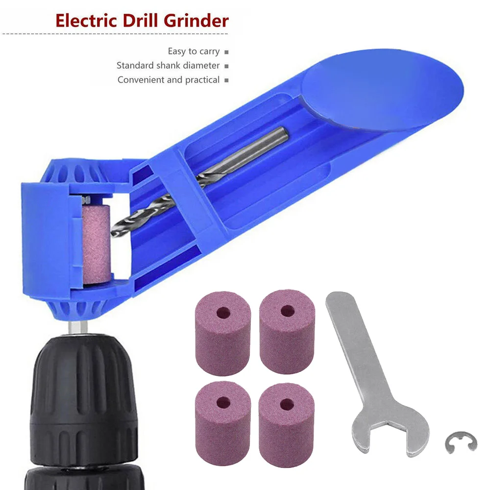 

Lightweight Drill Sharpener Sharpening Set Kit Millstone Wrench Portable