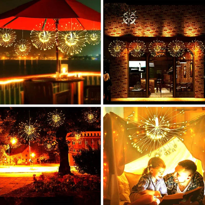 Гирлянда с одуванчиками Подвесная лампа морскими звездами сделай сам фейерверк